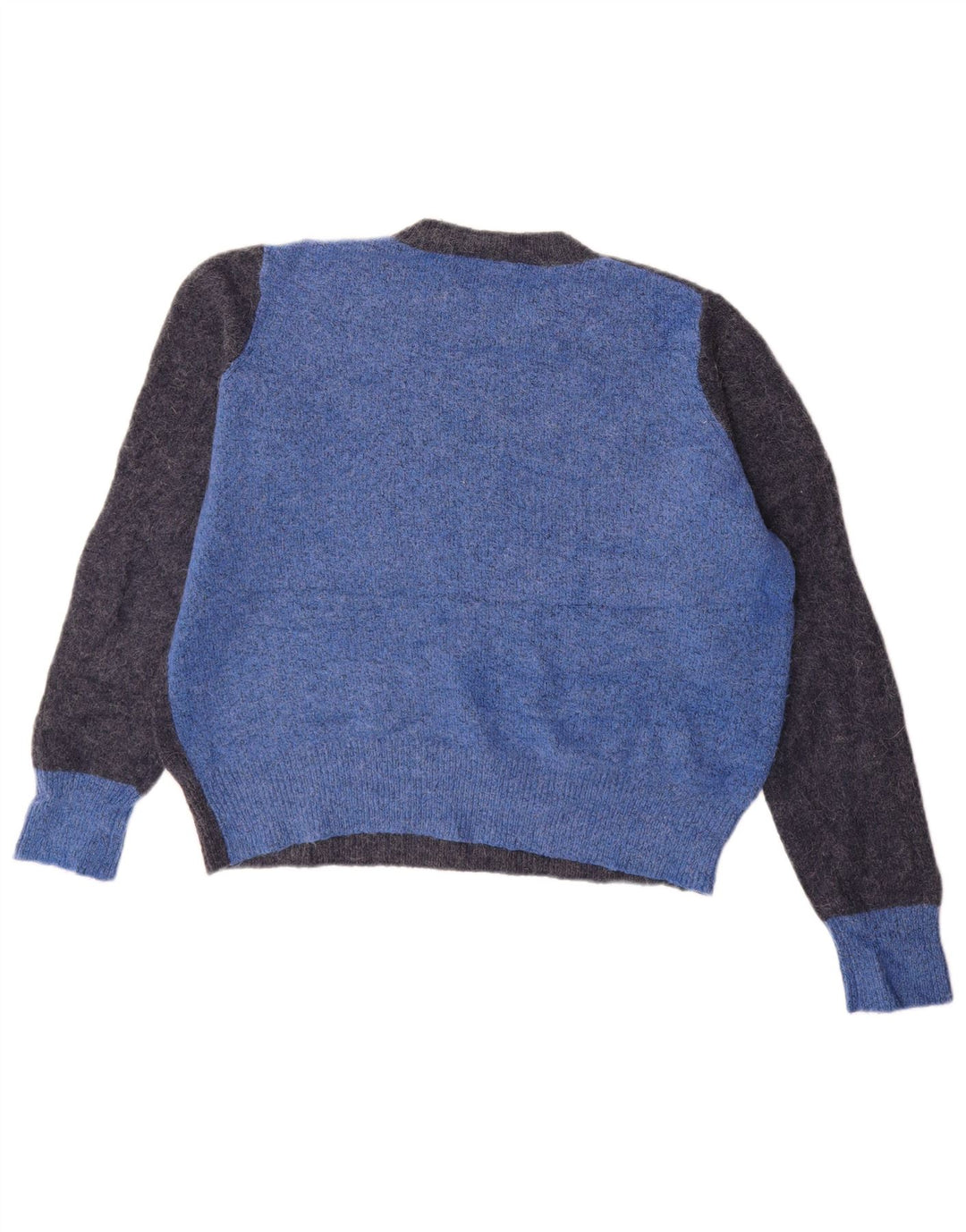 ANTHROPOLOGIE Pulover pentru damă cu decolteu triplu UK 18 XL Bleumarin