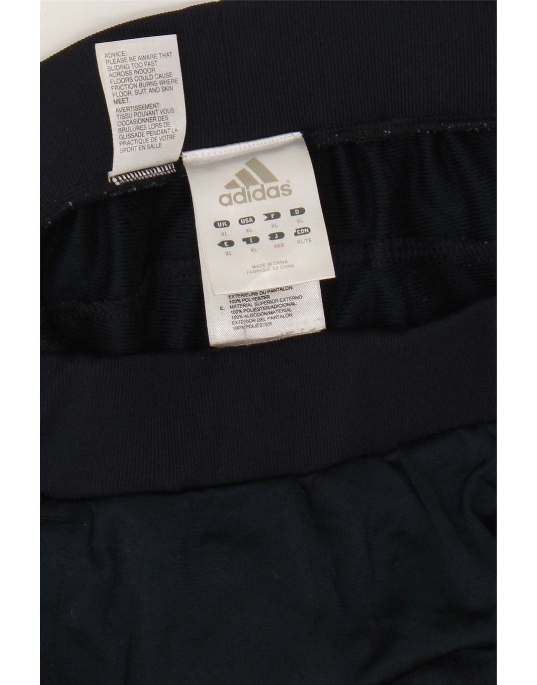 Pantaloni de trening pentru bărbați Adidas XL, poliester bleumarin