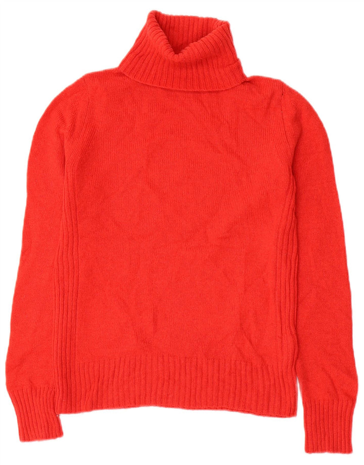 Pulover pentru femei Marks & Spencer cu gât rulat, UK 6 XS Lână roșie