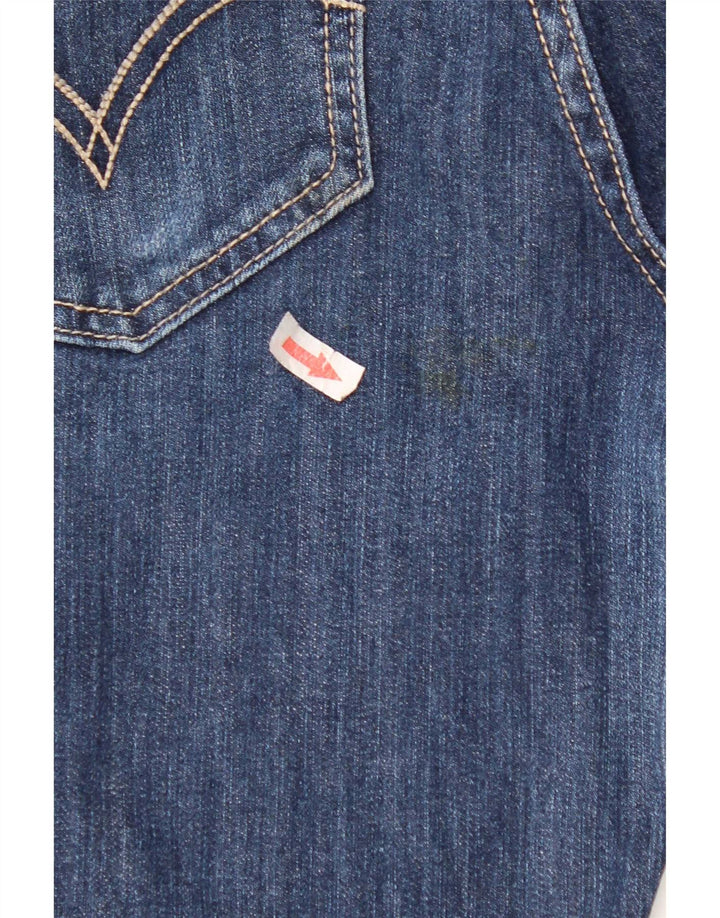 Blugi drepti pentru femei Levi's 524 W29 L32 Bumbac albastru