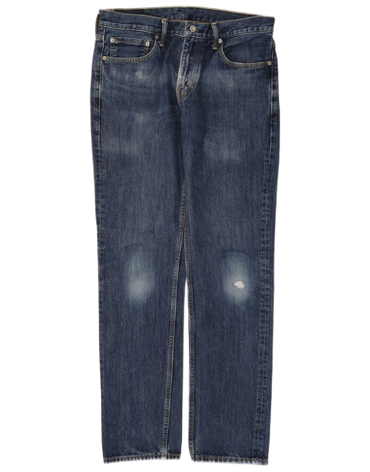 Blugi slim 511 distressed pentru bărbați LEVI'S L32 L29 Bumbac albastru