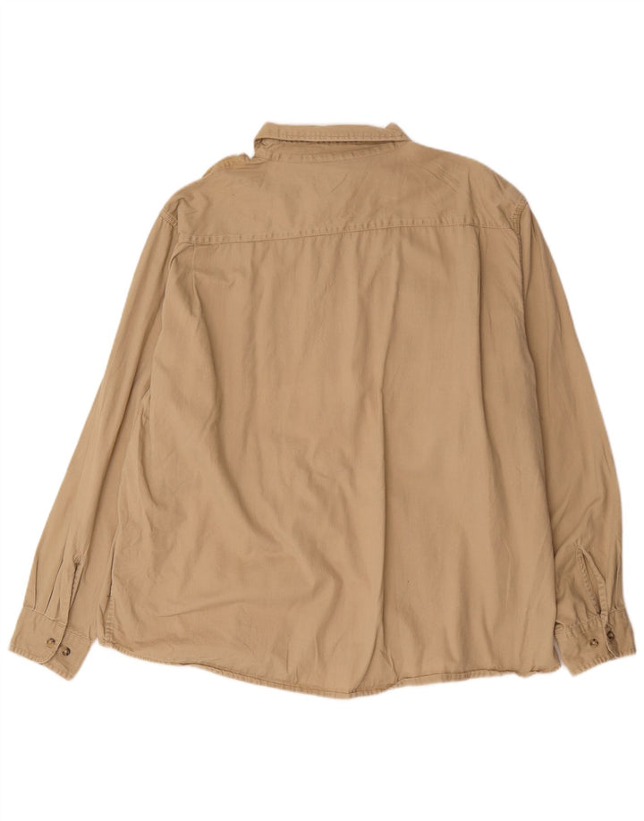 Cămașă pentru bărbați Wrangler 3XL, bumbac, bej