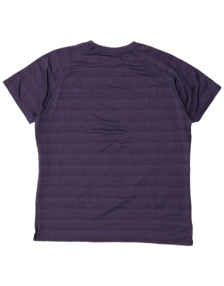 Tricou pentru bărbați PUMA Top 2XL bleumarin cu dungi