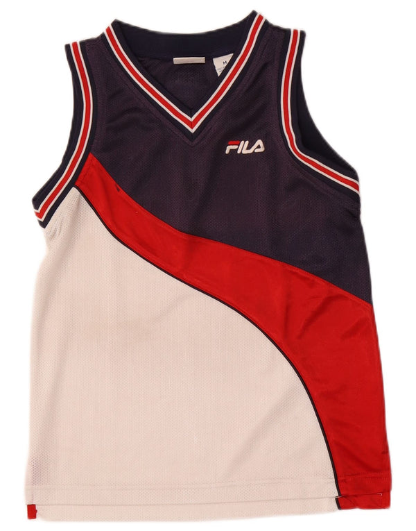 Vest Vest Top pentru bărbați Fila Medium Bleumarin Poliester Colorblock