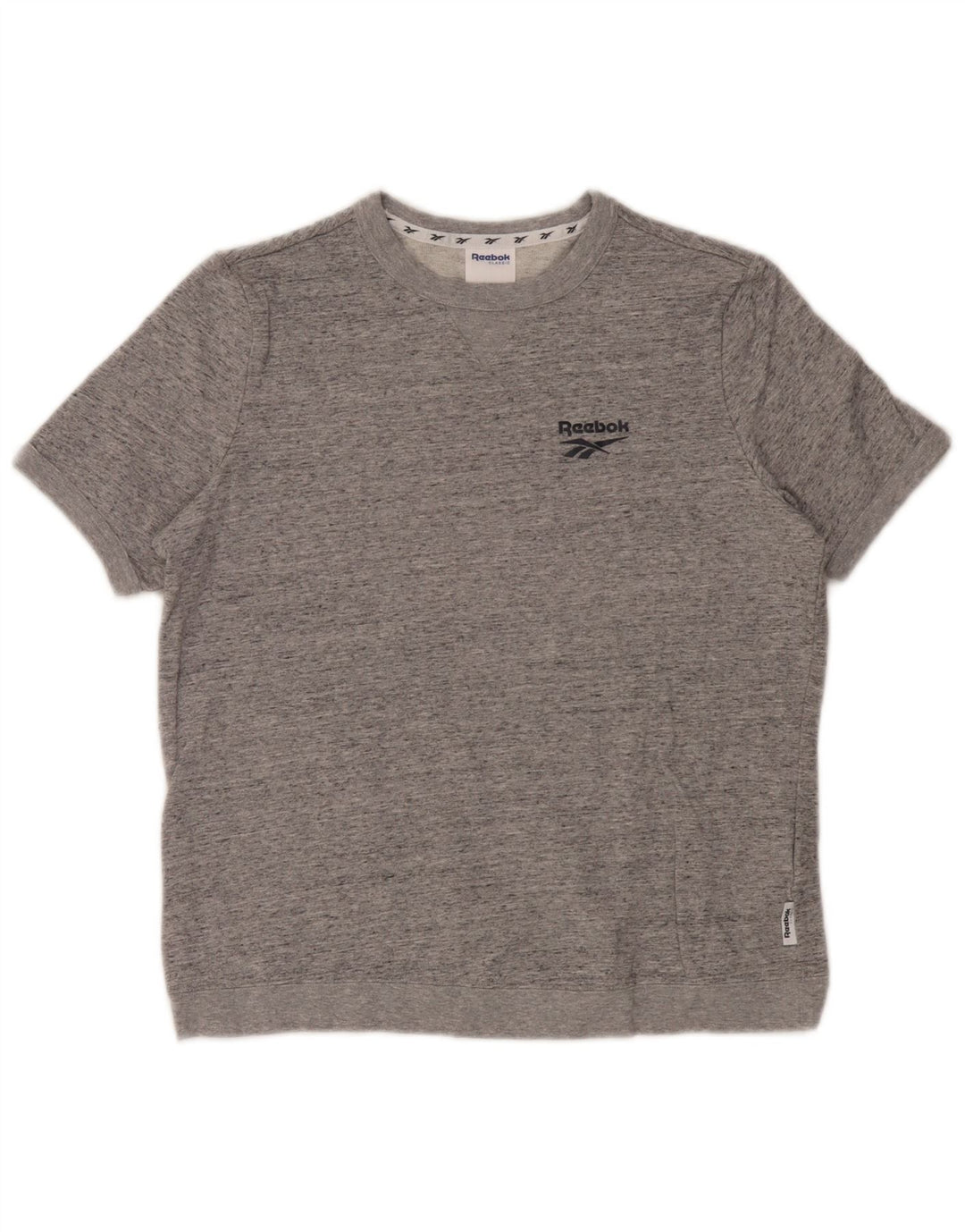 Tricou supradimensionat pentru femei Reebok UK 8/10 Small Grey Flecked