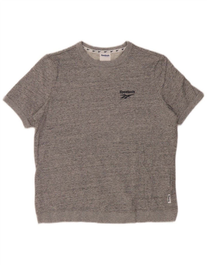 Tricou supradimensionat pentru femei Reebok UK 8/10 Small Grey Flecked