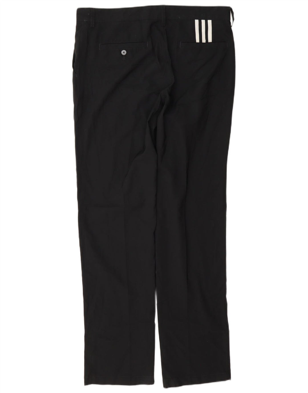 Pantaloni chino Climalite drepti pentru bărbați Adidas W34 L34 Poliester negru