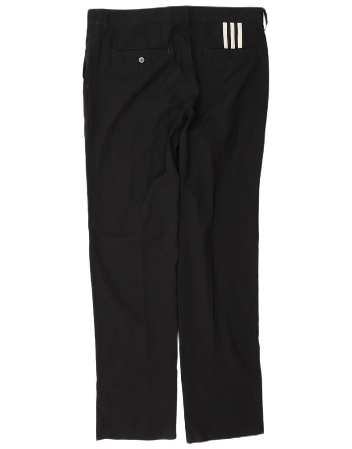 Pantaloni chino Climalite drepti pentru bărbați Adidas W34 L34 Poliester negru