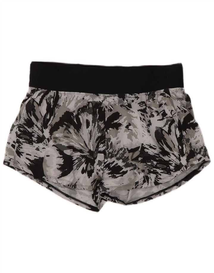 Pantaloni scurti sport pentru femei, cu model abstract, UNDER ARMOUR UK 14, mari, gri