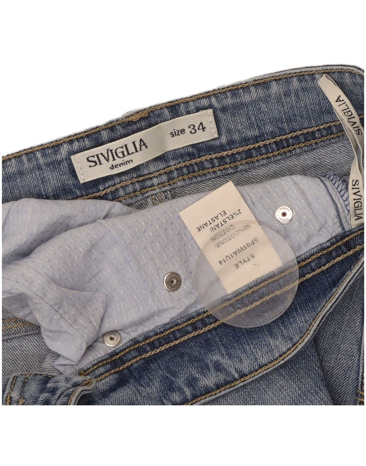 SIVIGLIA Blugi Slim Femei L34 L28 Bumbac Albastru