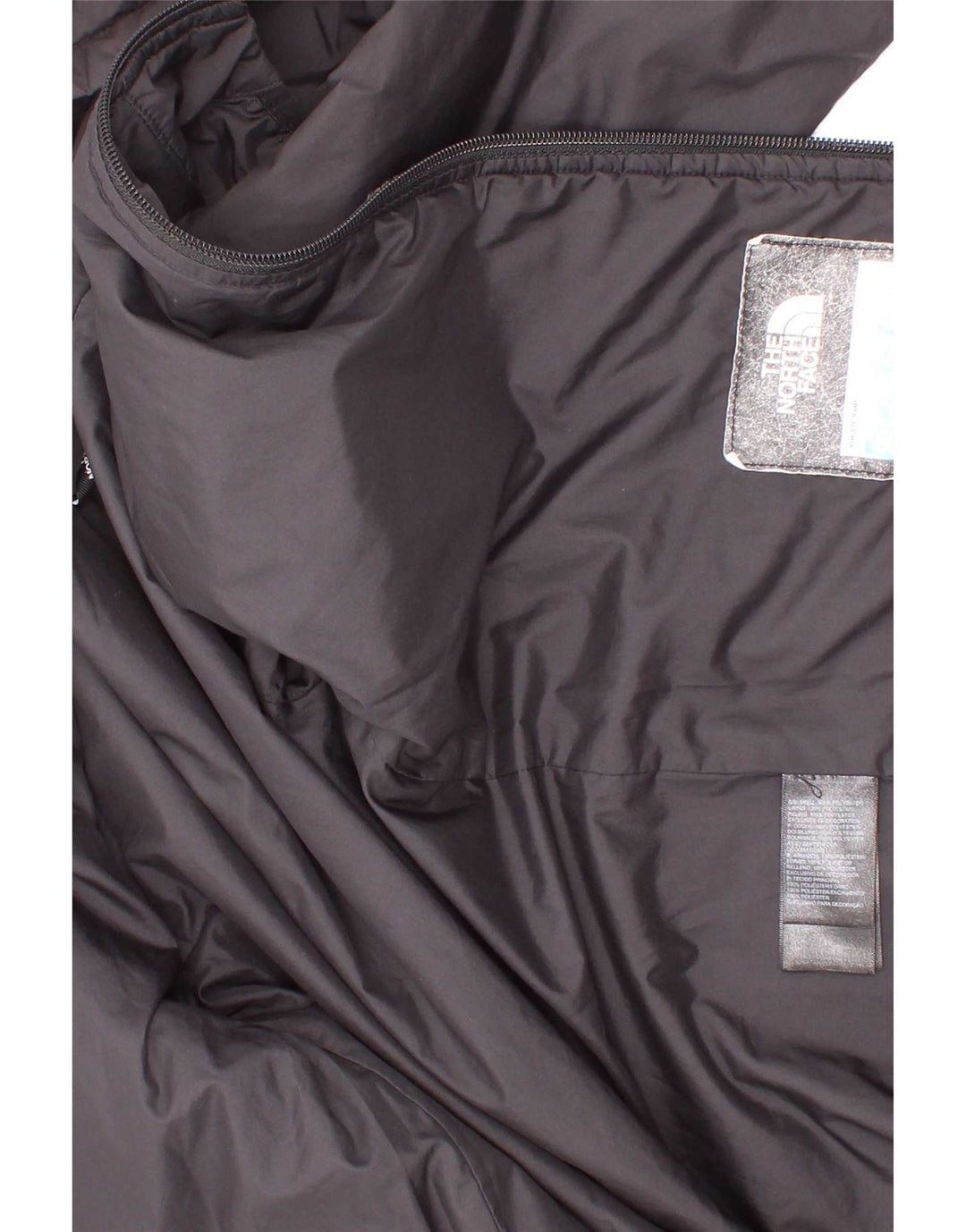 Jachetă căptușită cu glugă The North Face pentru băieți, 7-8 ani, mică, neagră