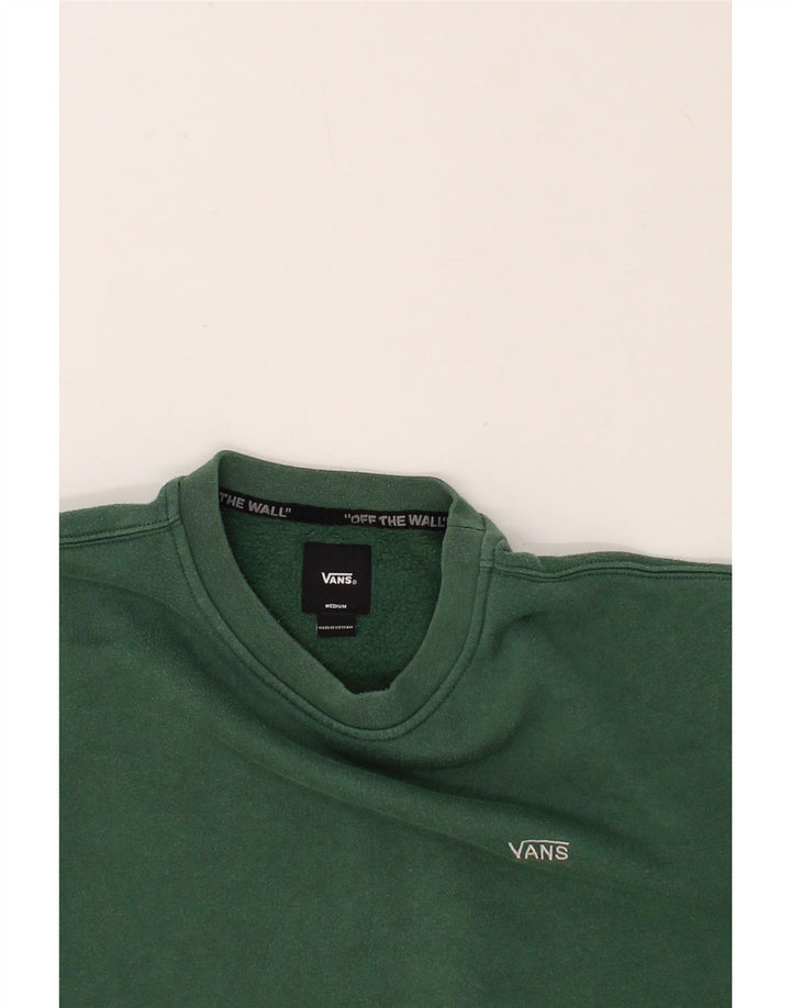 VANS Hanorac pentru bărbați Pulover Bumbac verde mediu
