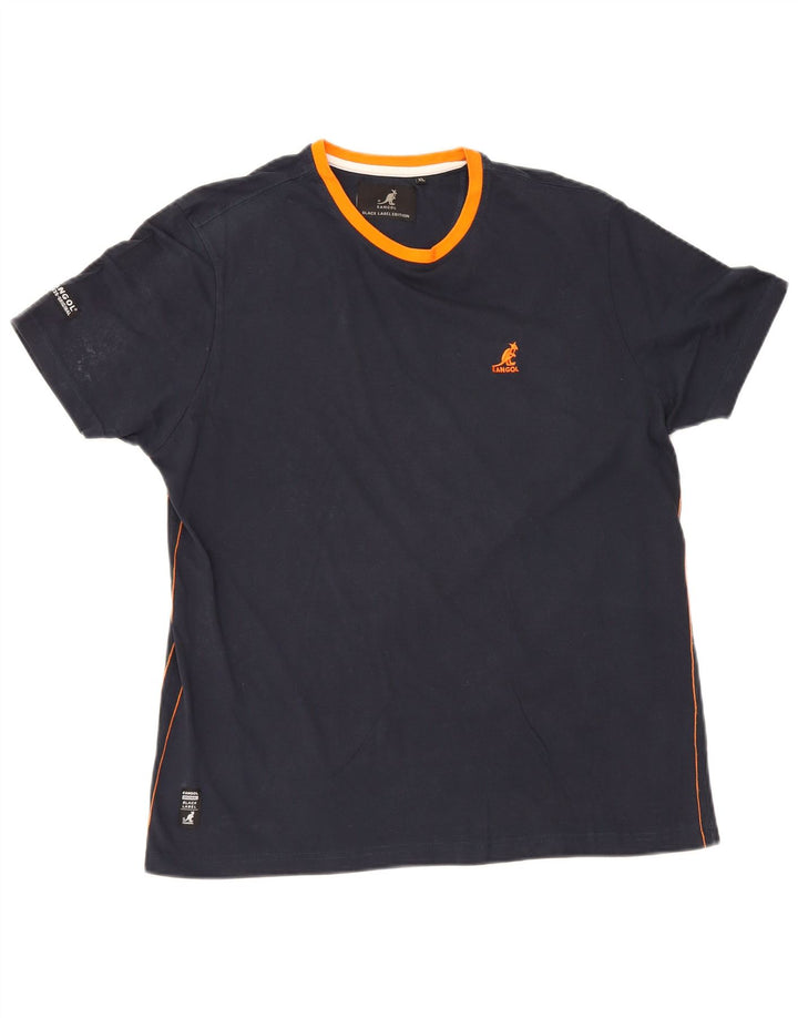 Tricou pentru bărbați Kangol Top XL Bumbac bleumarin