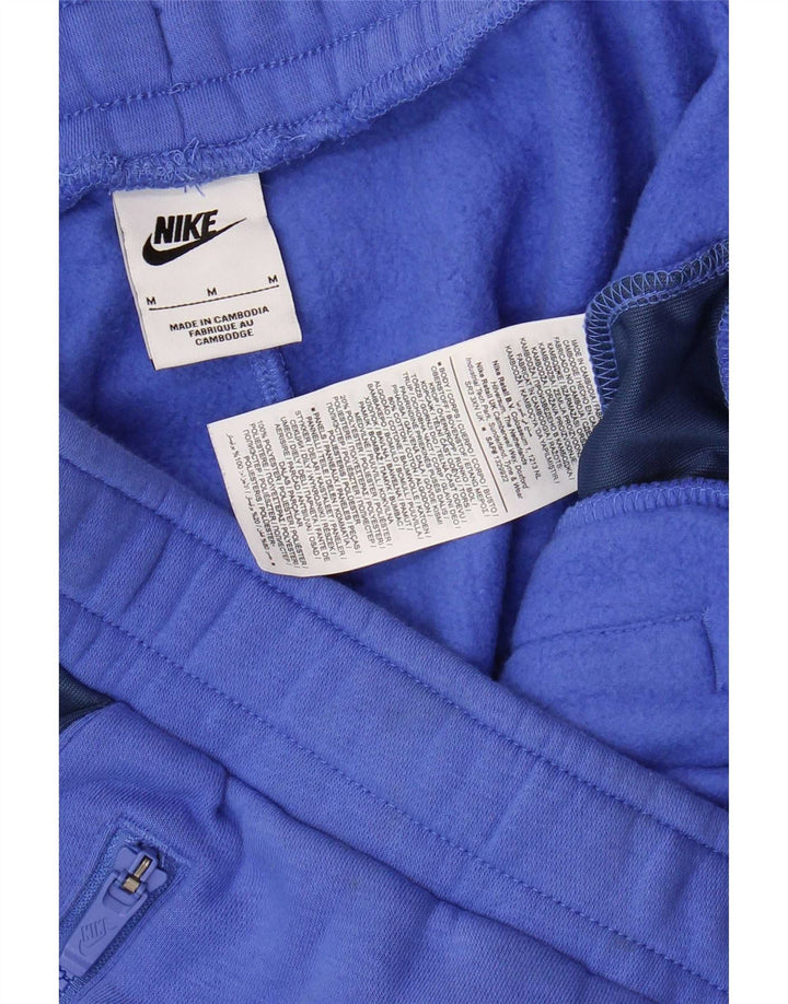 Pantaloni de trening pentru bărbați Nike Pantaloni de jogging, albastru mediu, bumbac color bloc