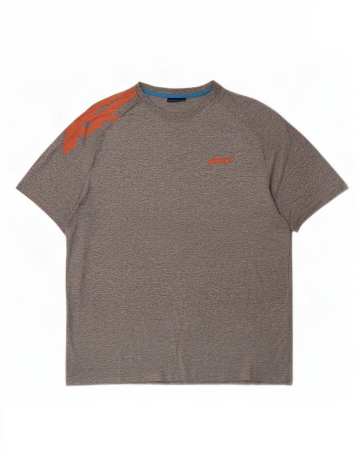 Tricou grafic Asics pentru bărbați Top XL bumbac gri