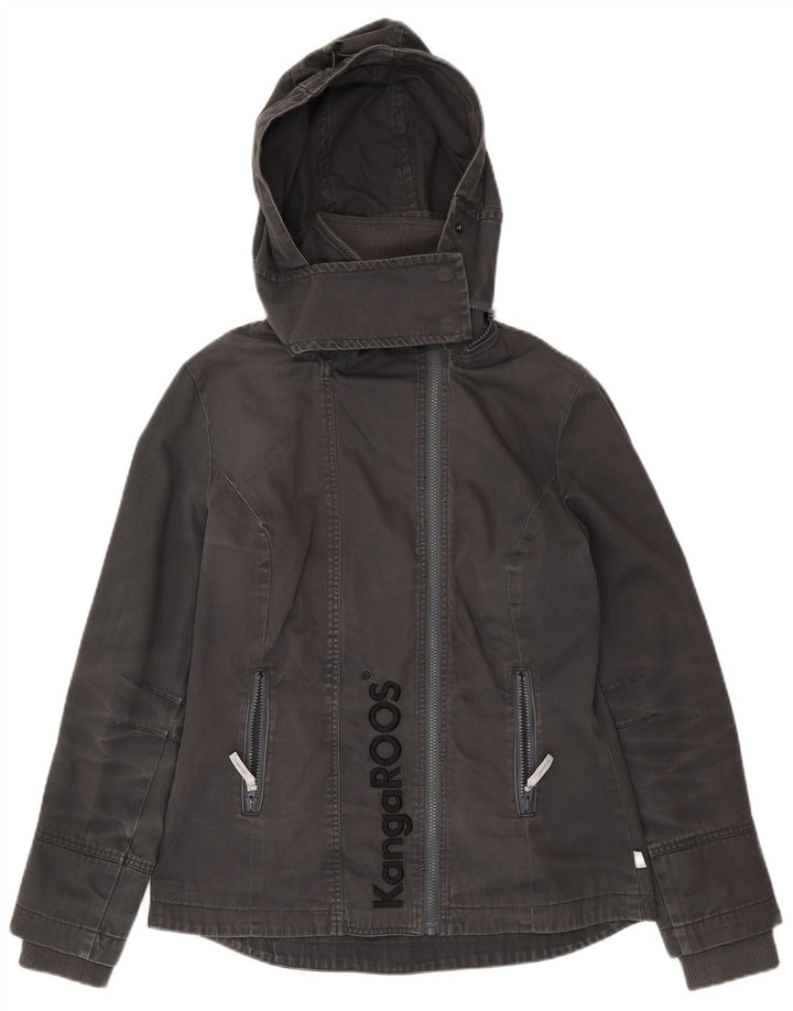 Jachetă Windbreaker cu glugă pentru femei KANGAROOS UK 14 Medium Black