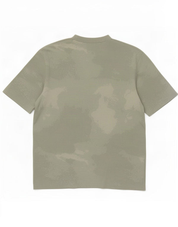 Cos Tricou Relaxat pentru bărbați Top mic verde Tie Dye Bumbac