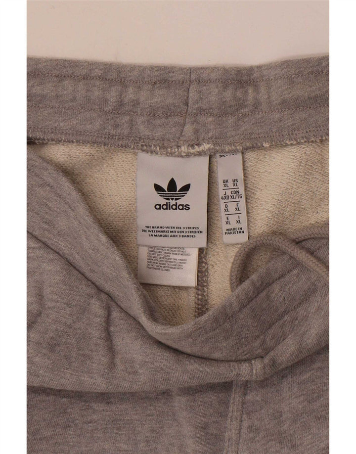 Pantaloni scurți sport pentru bărbați Adidas XL bumbac gri
