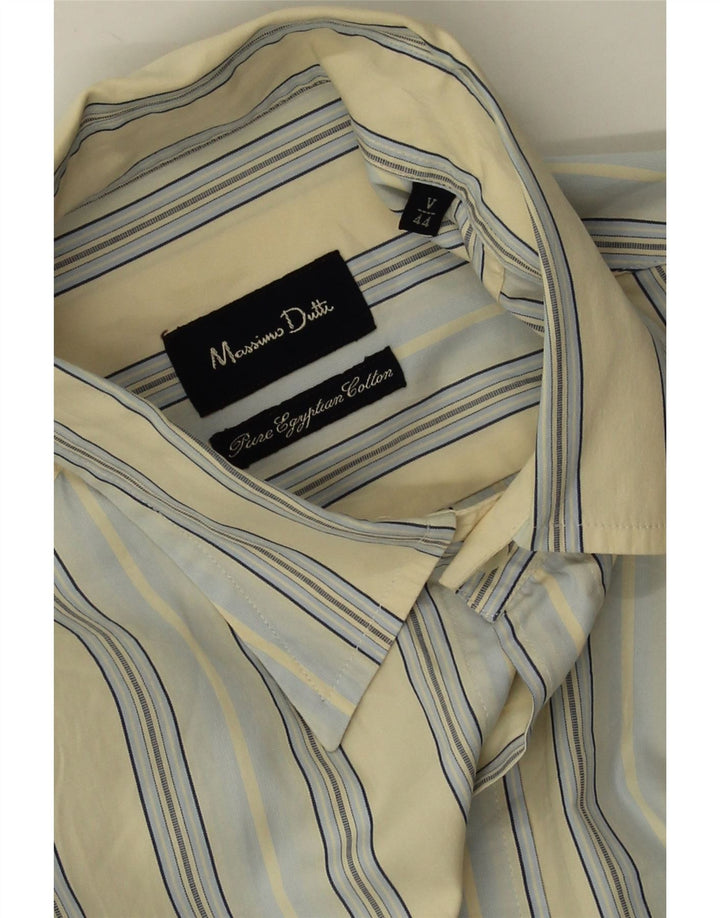 Cămașă Massimo Dutti Bărbați EU 44 XS Cu dungi Galbene