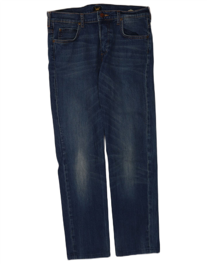 Blugi Lee Powell Slim pentru femei W31 L29 Bumbac albastru