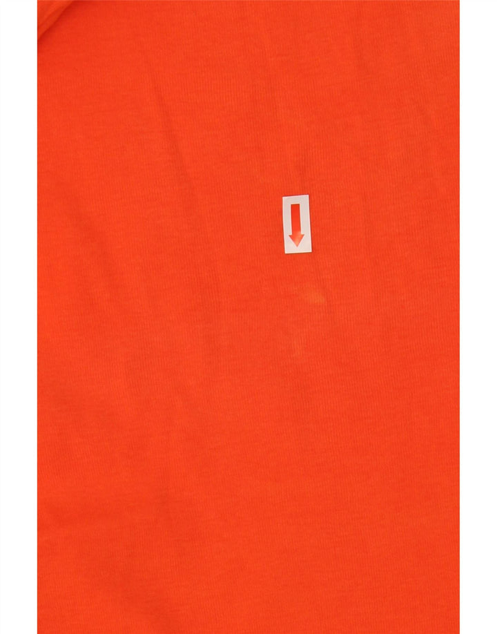 RALPH LAUREN Tricou pentru femei Top UK 10 Small Orange Bumbac