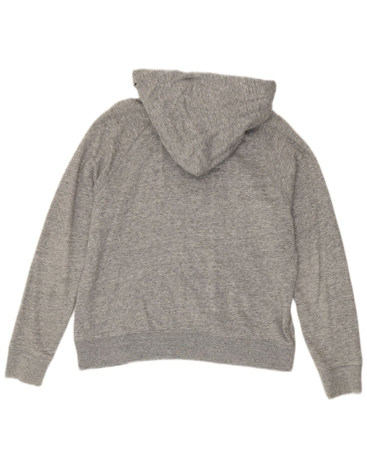 Pulover Levi's pentru damă cu capota cu grafică UK 14 Medium Gri Flecked