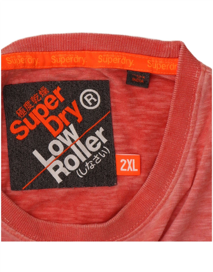 Tricou Superdry pentru bărbați Low Roller Top 2XL roz