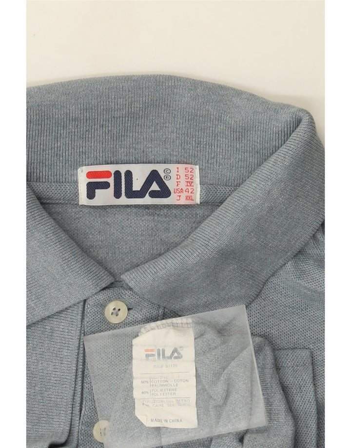 Tricou Polo Fila Bărbați IT 52 Mare Bumbac Albastru