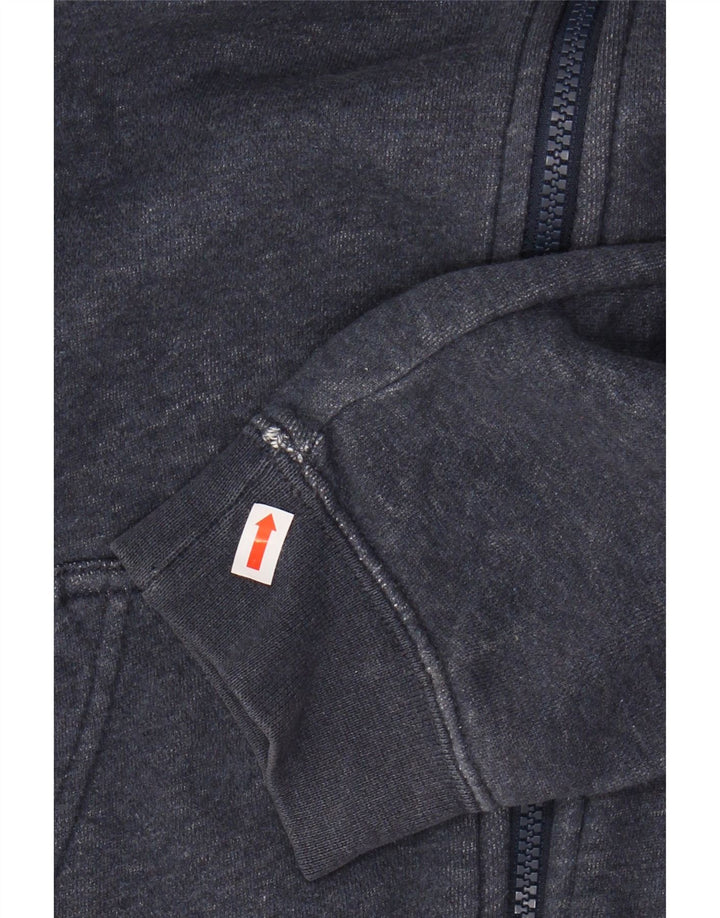 Pulover NIKE pentru bărbați, cu fermoar, bumbac, albastru, mediu