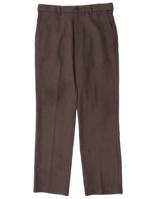 Farah Pantaloni Chino Drepți Bărbați L32 L31 Gri Poliester