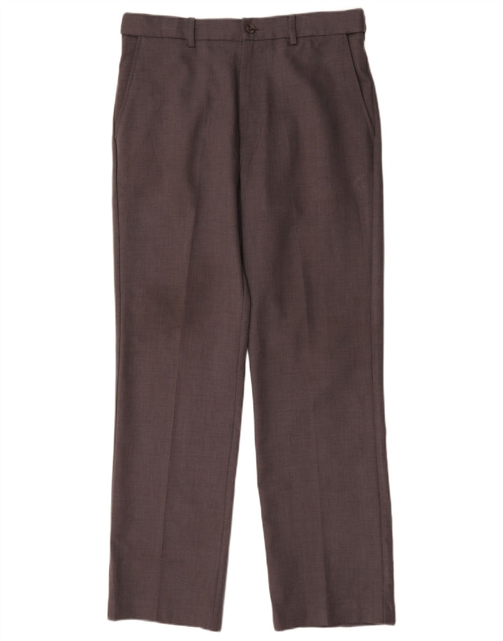 Farah Pantaloni Chino Drepți Bărbați L32 L31 Gri Poliester