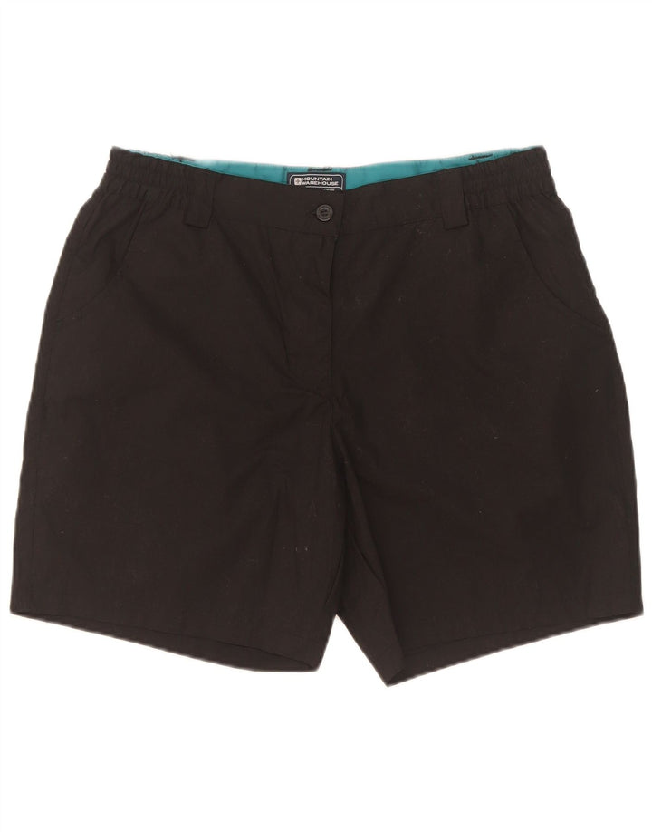 Mountain Warehouse Pantaloni scurți casual pentru femei UK 12 Medium W30 Poliester negru