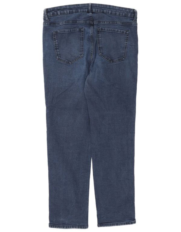 Blugi drepti pentru femei Marks & Spencer The Sienna UK 16 Large W34 L27 Blue