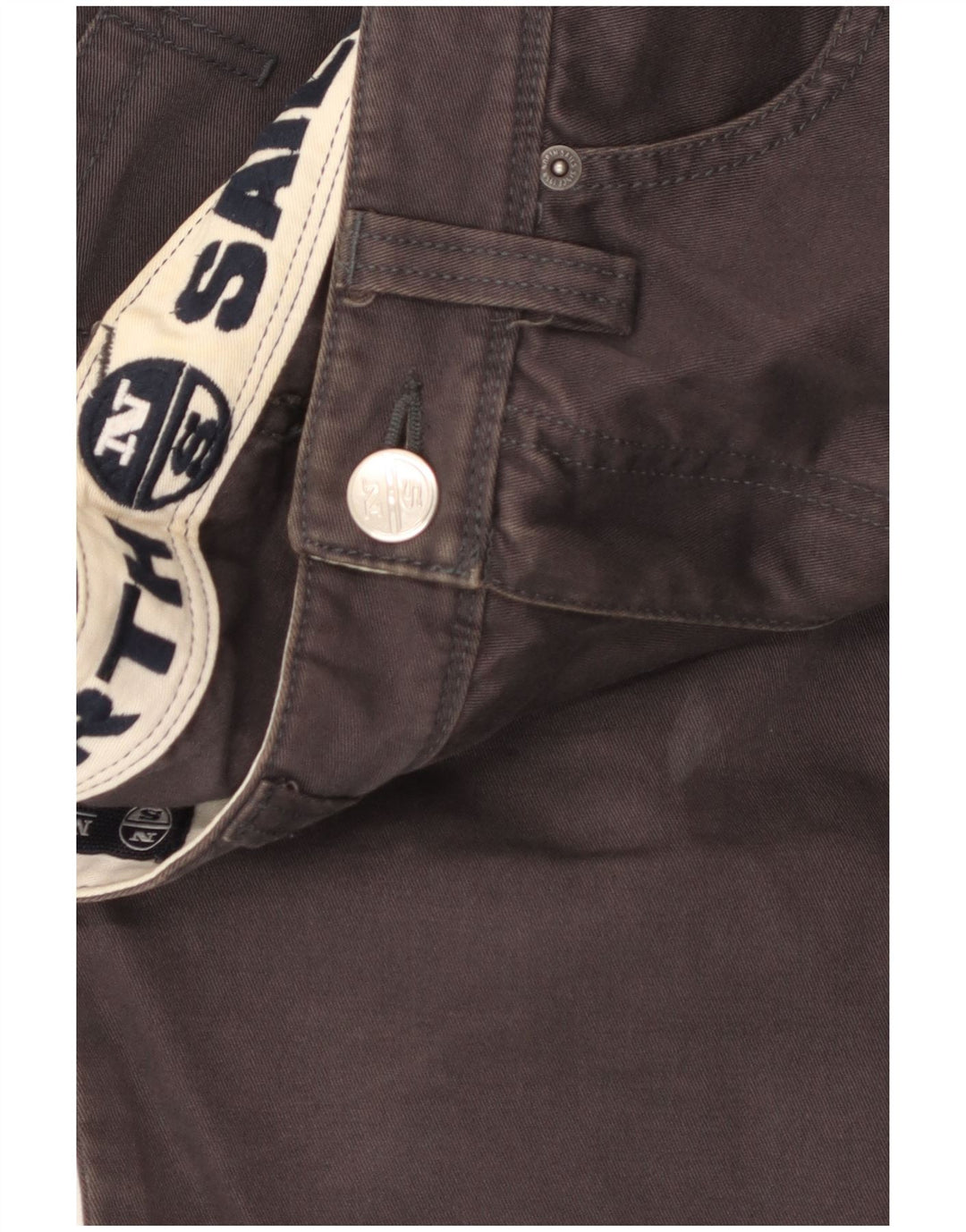 NORTH SAILS Pantaloni casual drepti pentru bărbați W32 L34 bumbac gri