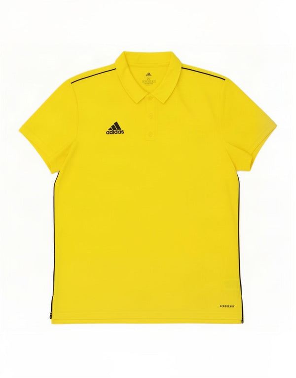 Tricou polo Adidas Aeroready pentru bărbați XL, poliester galben