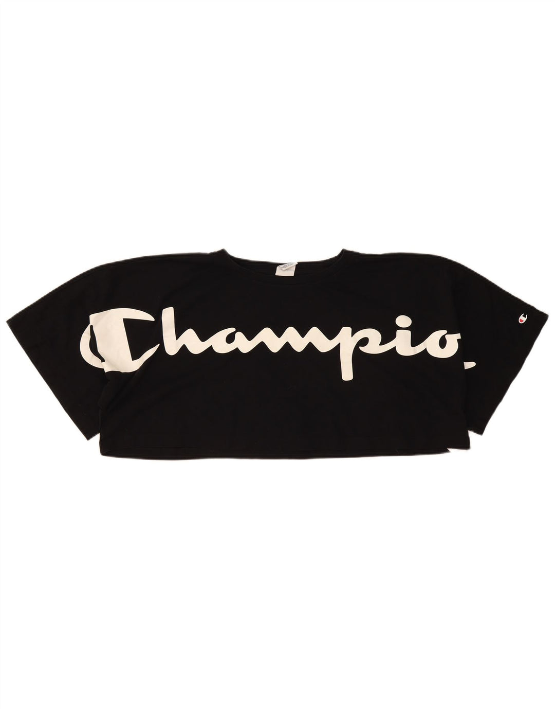 Tricou cu grafic supradimensionat pentru femei Champion UK 14 Medium Negru