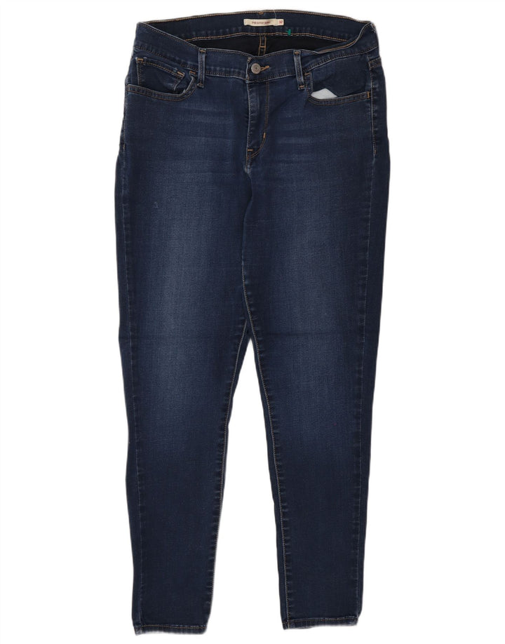 Blugi Levi's 710 Super Skinny pentru femei W32 L30 bumbac bleumarin