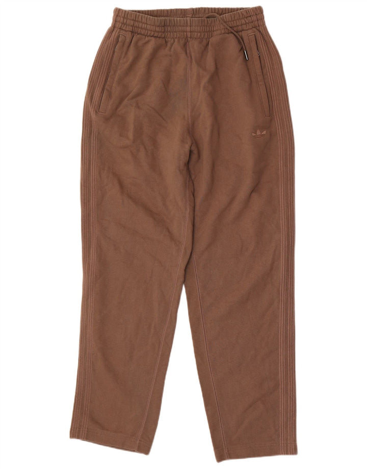 Pantaloni de trening Adidas pentru bărbați, bumbac maro mic