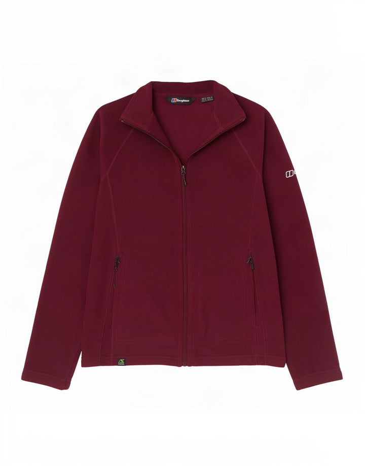 Jachetă fleece pentru femei Berghaus UK 12 Medium Burgundy Poliester