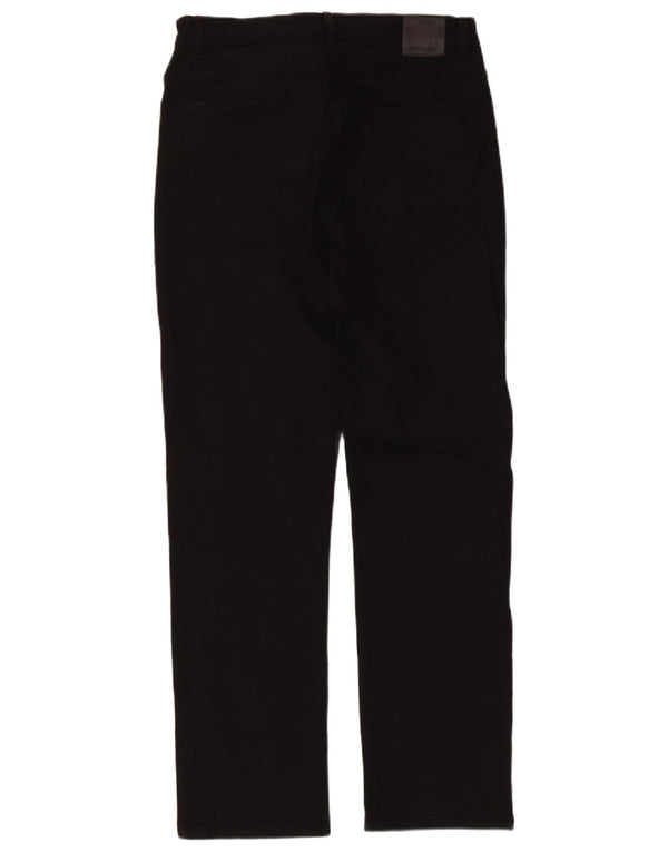Massimo Dutti Blugi Drepți Femei EU 38 Mici L28 L27 Bumbac Negru