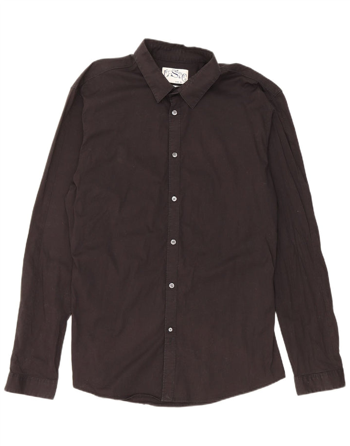 Cămașă Levi's Slim Fit XL, bumbac negru