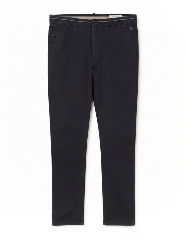 Pantaloni chino slim pentru bărbați Springfield L32 L30 bumbac bleumarin