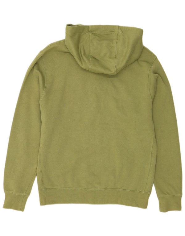 Pulover Nike pentru bărbați, cu fermoar, bumbac verde mediu