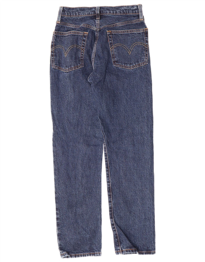 Blugi conici 501 pentru femei Levi's W24 L28 Blue Cotton Classic
