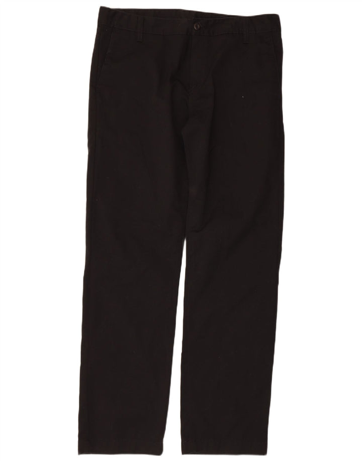 Pantaloni chino drepți pentru bărbați CARHARTT L34 L32 bumbac negru