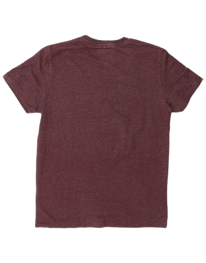 Tricou grafic pentru bărbați Superdry Top XL Bordeaux Poliester
