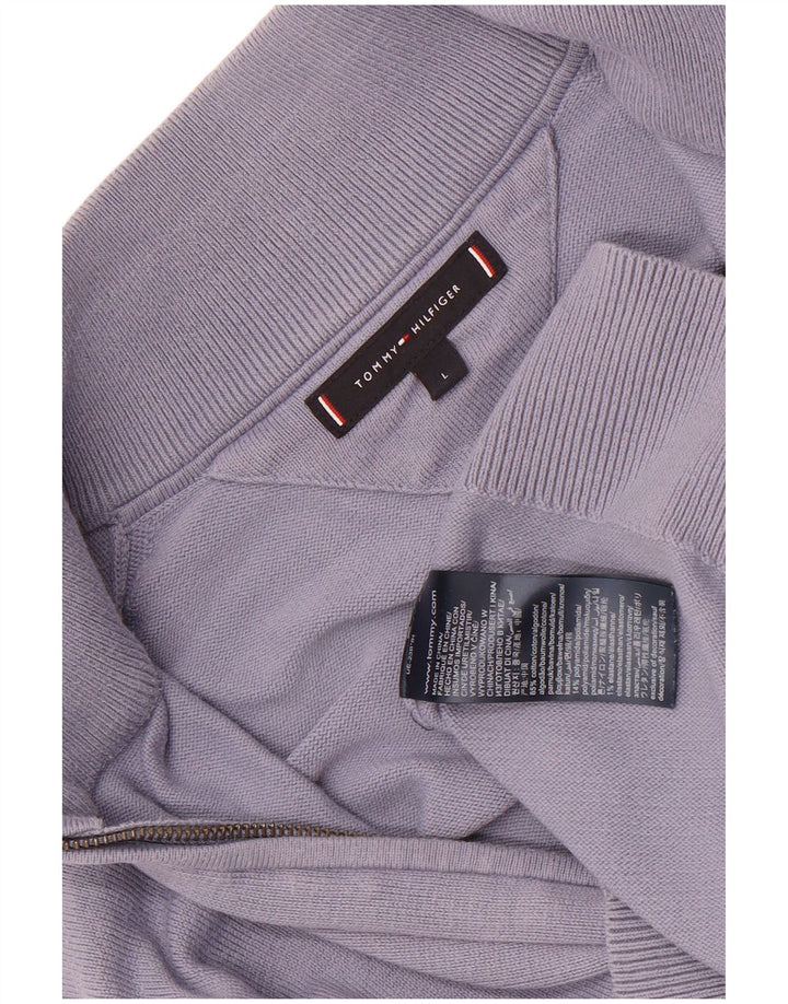 Pulover cardigan pentru bărbați Tommy Hilfiger, mare, albastru, bumbac