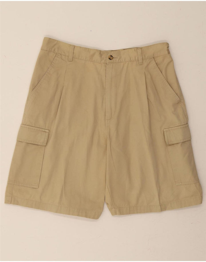 SORBINO Mens Cargo Shorts IT 52 XL W34  Beige Cotton Vintage Sorbino and Second-Hand Sorbino from Messina Hembry 