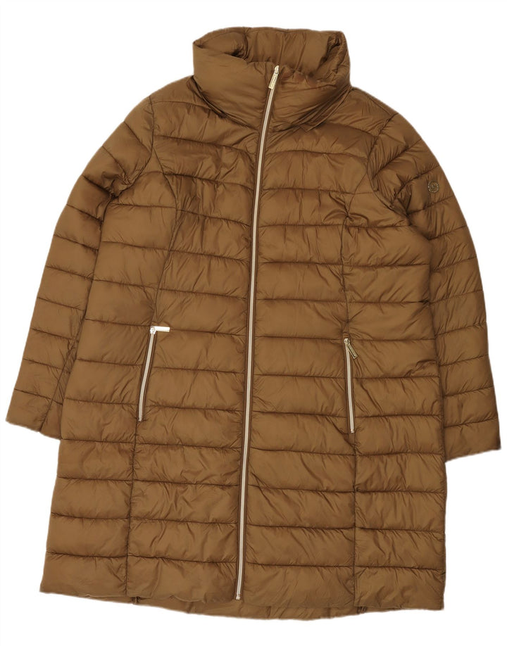 Palton căptușit pentru femei Michael Kors UK 20 2XL Maro Nylon