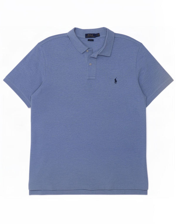 Polo Ralph Lauren Mens Classic Fit Shirt Large Blue Cotton